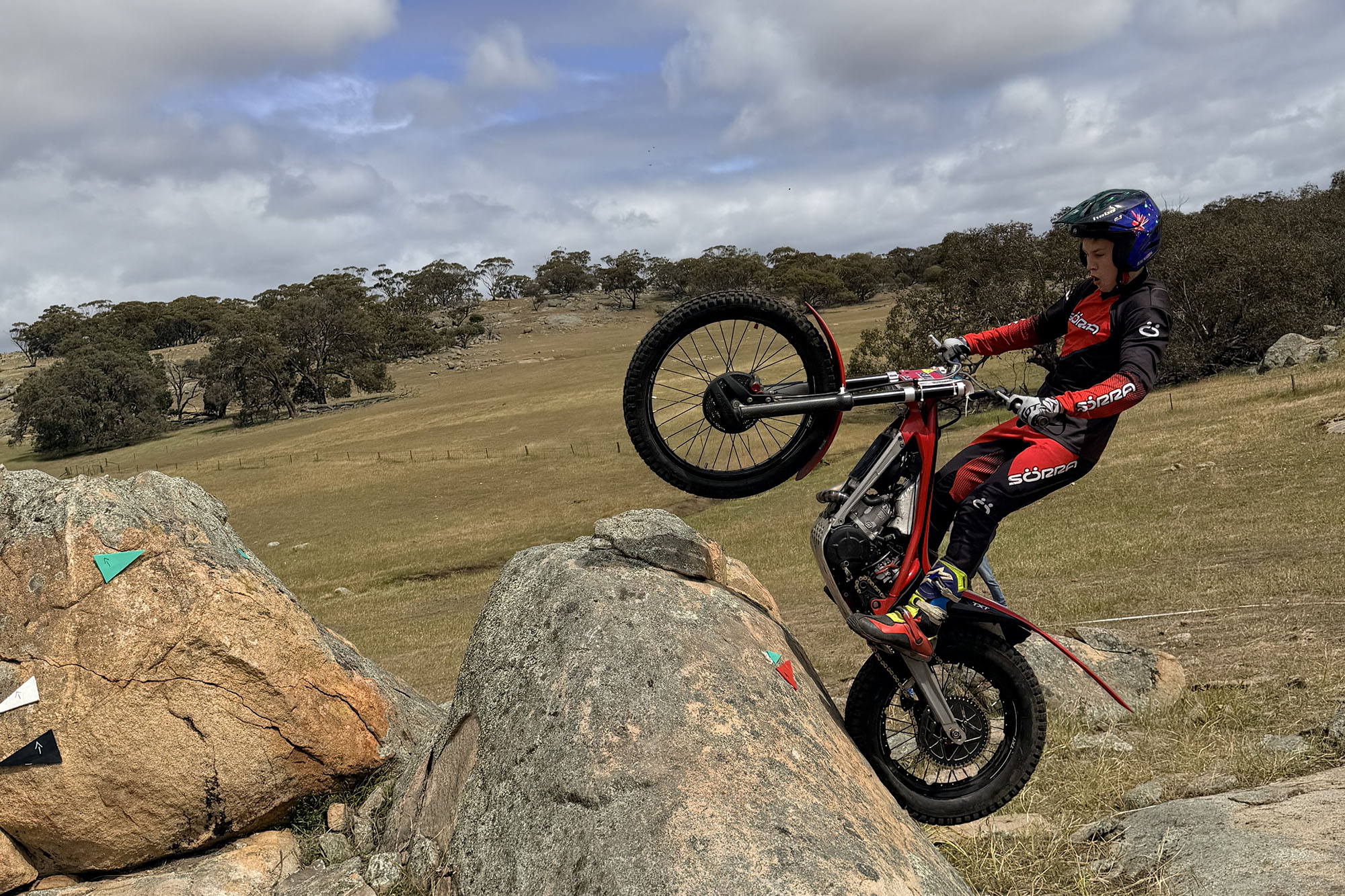 Trial 2 rider Trial 2 rider